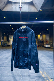 PROHIBITED® Embroidered Champion tie-dye Hoodie