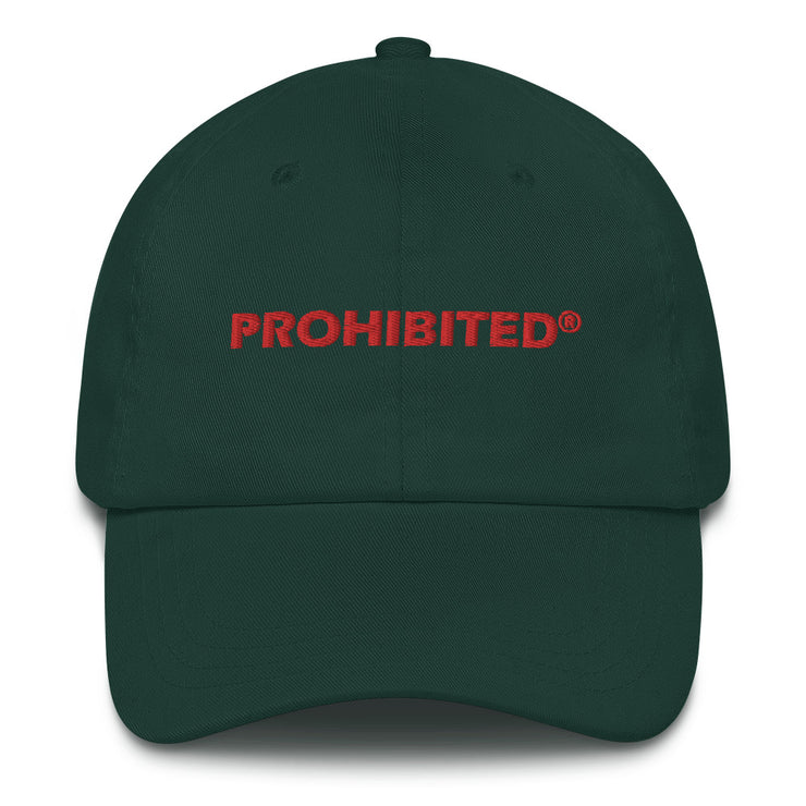 PROHIBITED® Puff Embroidered Hat