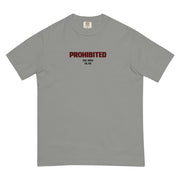 PROHIBITED Embroidered Heavyweight T-Shirt