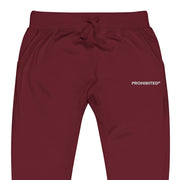 PROHIBITED® Embroidered Fleece Sweatpants